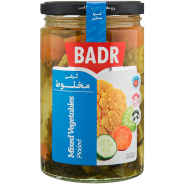 ترشی مخلوط بدر 630 گرمی